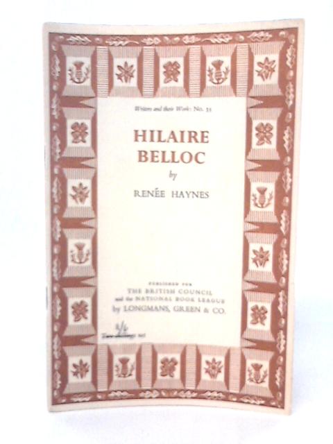 Hilaire Belloc By Rene Haynes