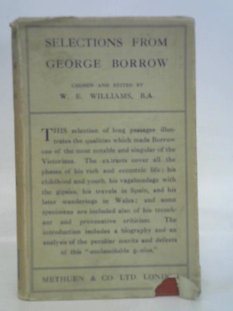 Selections from George Borrow By W.E. Williams