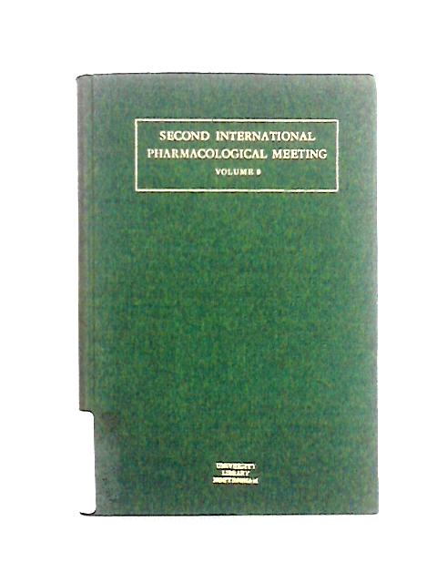 Recent Advances in the Pharmacology of Toxins By H. W. Raudonat