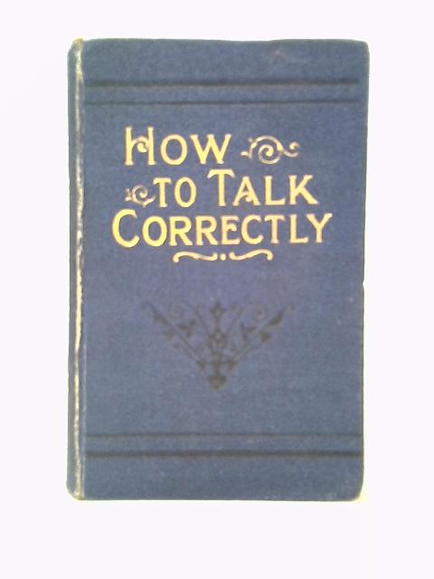 How to Talk Correctly von Professor Duncan