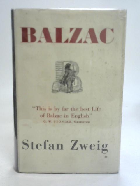 Balzac By Stefan Zweig