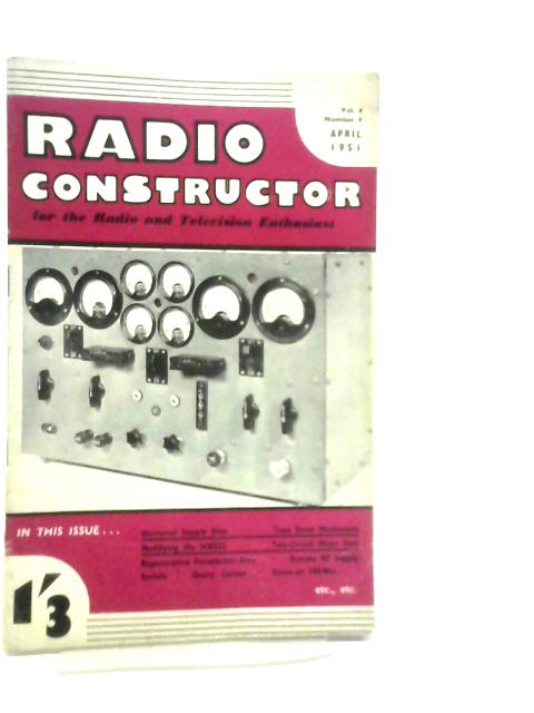 The Radio Constructor Vol.4 Number 9 1951