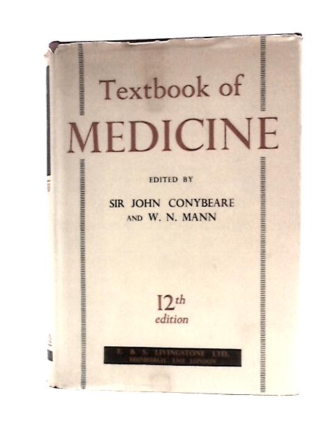 Textbook of Medicine von Sir John Conybeare (Ed.)