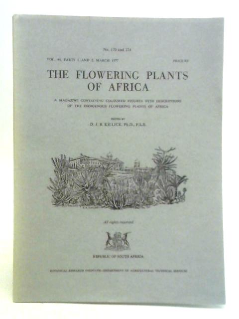 The Flowering Plants of Africa No. 173 and 174 By D. J. B. Killick