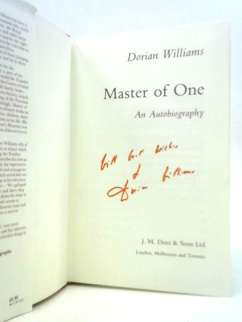 Master of One: An Autobiography von Dorian Williams