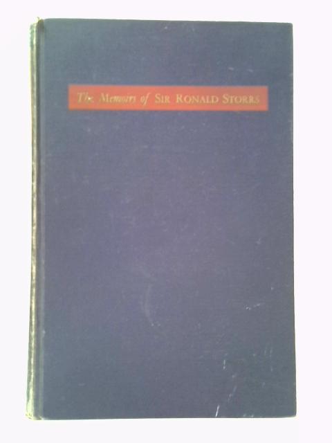 The Memoirs of Sir Ronald Storrs von Ronald Storrs