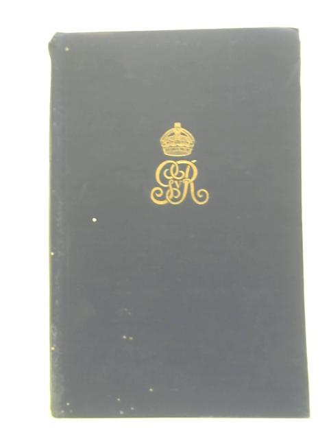 King George the Fifth: His Life and Reign By Nicolson, Harold