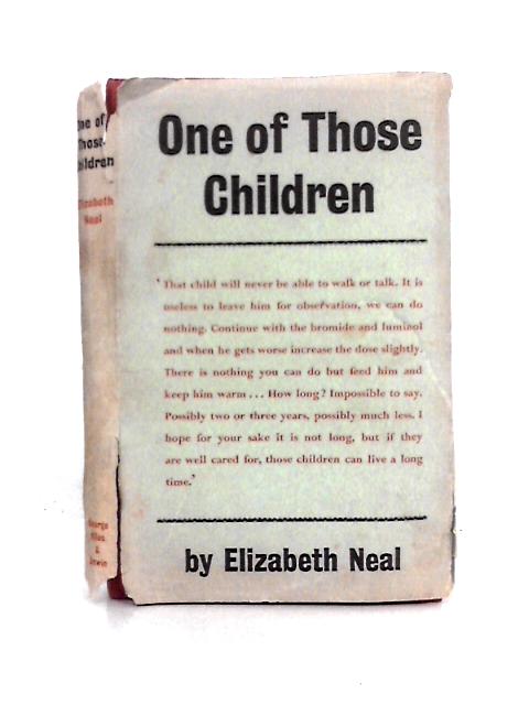 One of Those Children von Elizabeth Neal