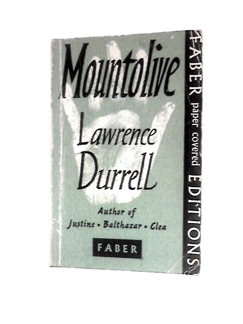 Mountolive By Lawrence Durrell