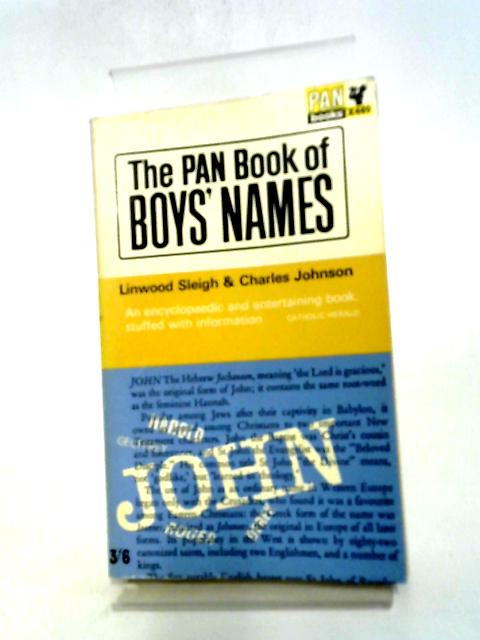 The Pan Book Of Boys' Names von Linwood Sleigh