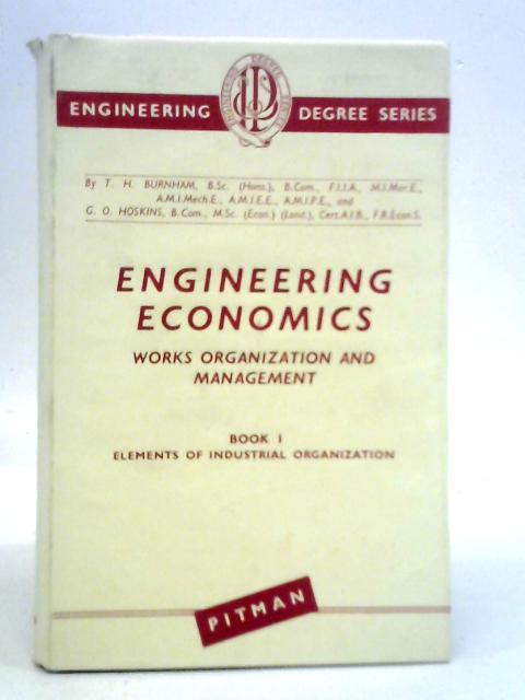 Engineering Economics von T.H.Burnham & G.O.Hoskins