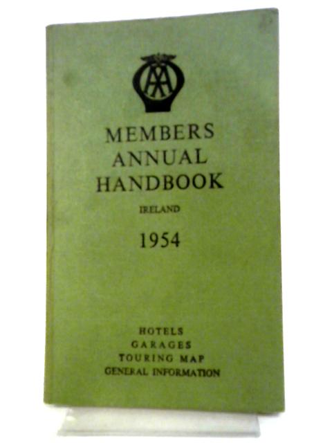 Members Annual Handbook, Ireland 1954 By Various