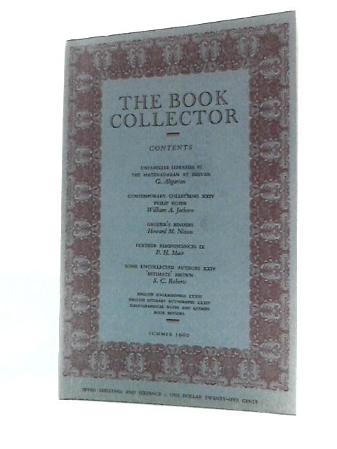 The Book Collector, Vol. 9 No. 2 - Summer 1960 By Various