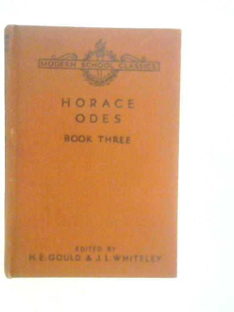 Odes Book Three By Q.Horatius Flaccus