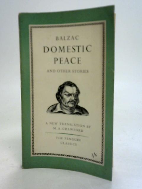 Domestic Peace By Honore de Balzac