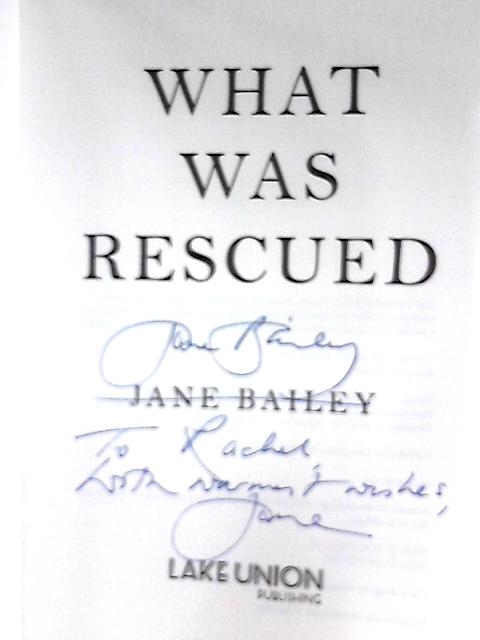 What Was Rescued By Jane Bailey