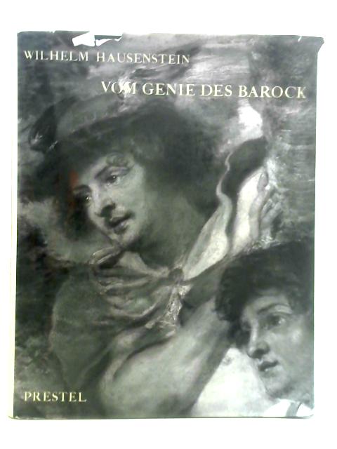Vom Genie Des Barock By Wilhelm Hausenstein