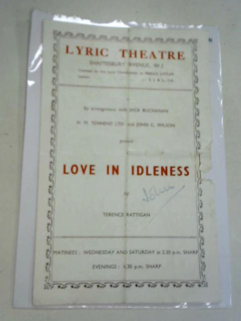 Love in Idleness By Terence Rattigan