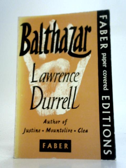 Balthazar By Lawrence Durrell