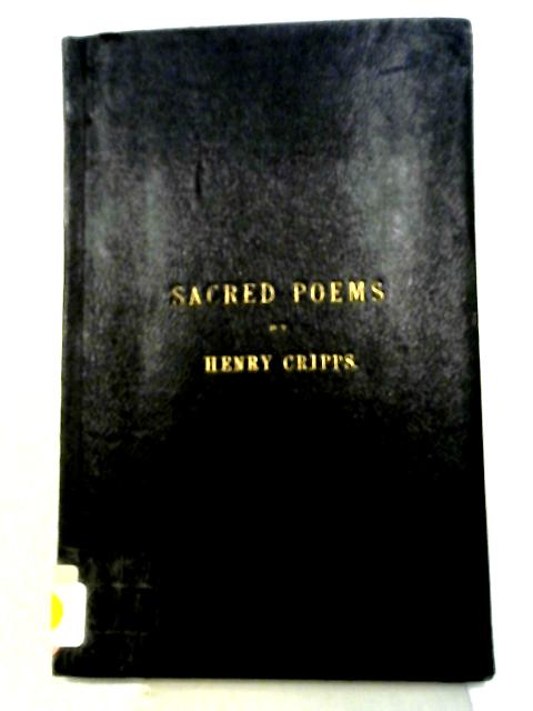 Sacred Poems von Henry Cripps