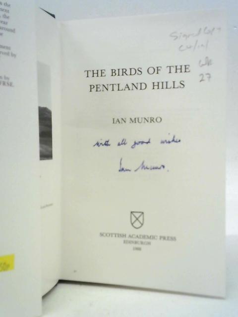 Birds of the Pentland Hills By Ian Munro