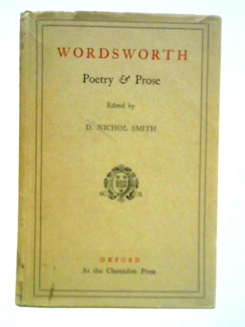 Wordsworth Poetry & Prose By William Wordsworth