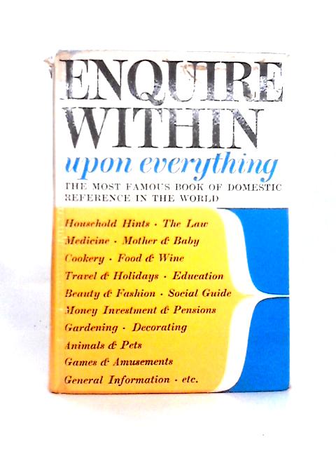 Enquire Within Upon Everything By Unstated