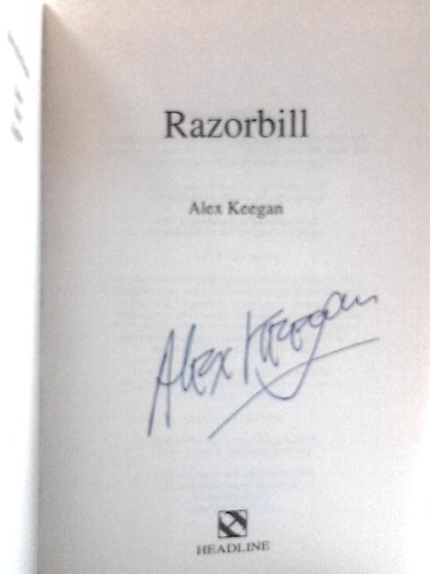 Razorbill (A Caz Flood mystery) By Alex Keegan