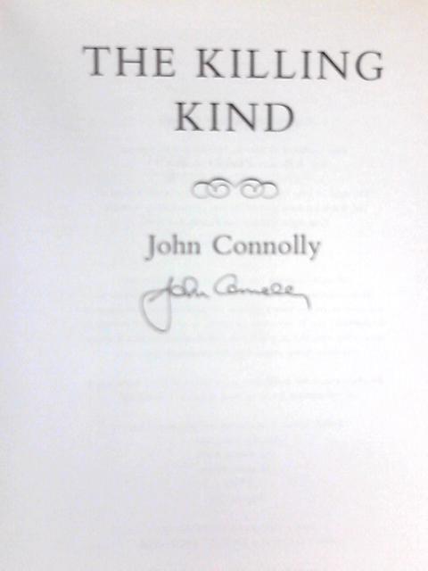 The Killing Kind By John Connolly