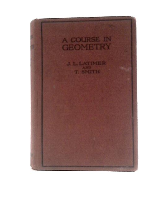 Course in Geometry By Thomas Smith