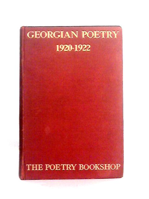 Georgian Poetry, 1920-1922 von Various