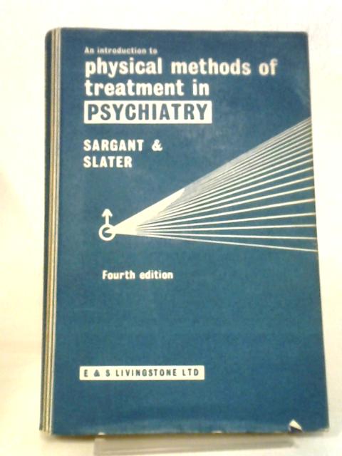 An Introduction To Physical Methods Of Treatment In Psychiatry By Various