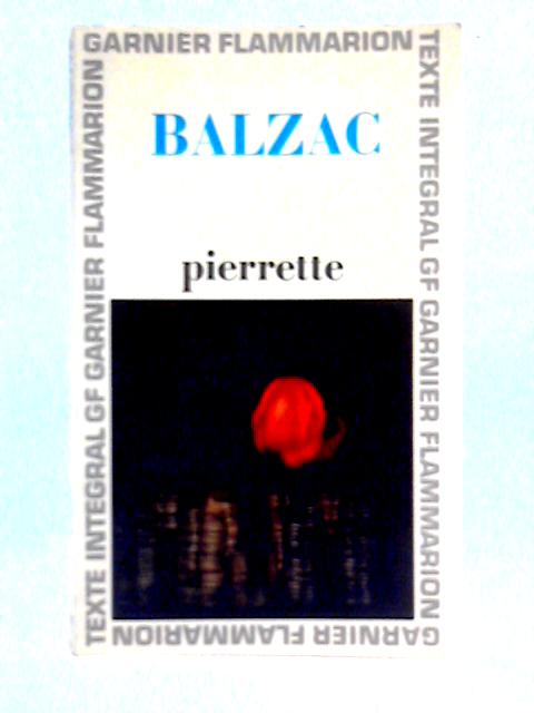 Pierrette By Honore De Balzac