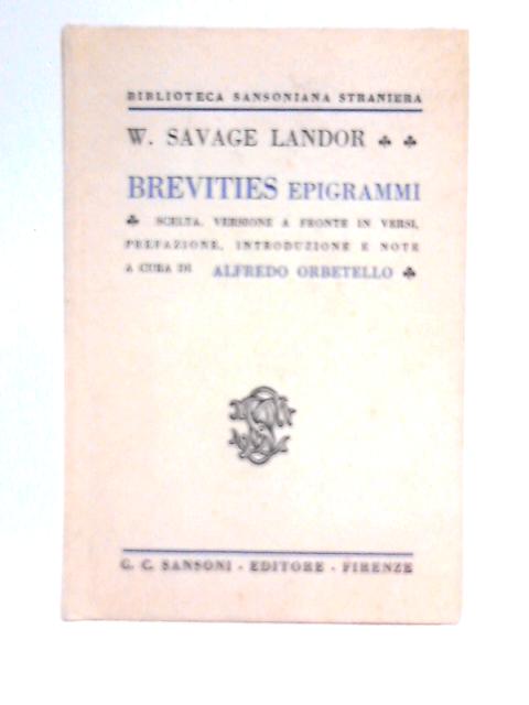 Brevities Epigrammi von W. Savage Landor