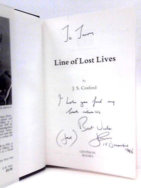 Line of Lost Lives By J.S.Cosford