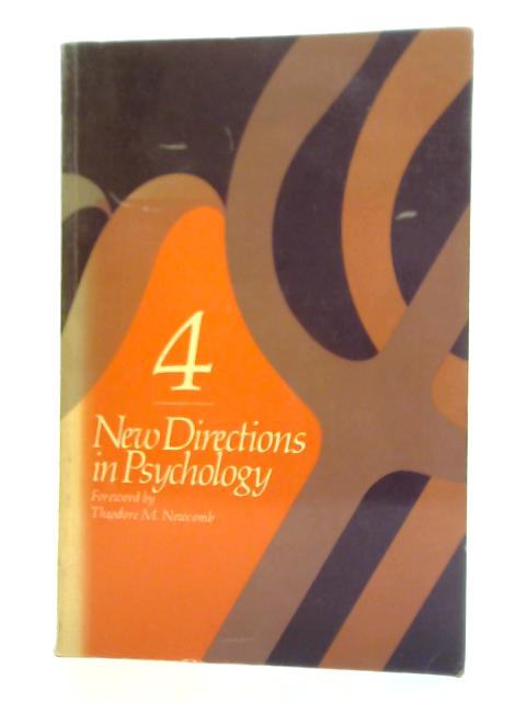 New Directions in Psychology: No. 4 von K. J. W. Craik