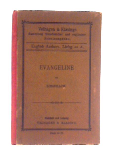 Evangeline By H. W. Longfellow