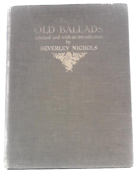 A Book of Old Ballads By Unstated