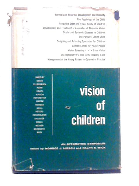 Vision of Children By Monroe J. Hirsch