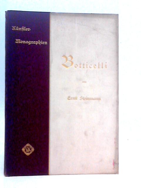 Botticelli By Ernst Steinmann