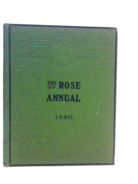 Rose Annual For 1940 By Courtney Page