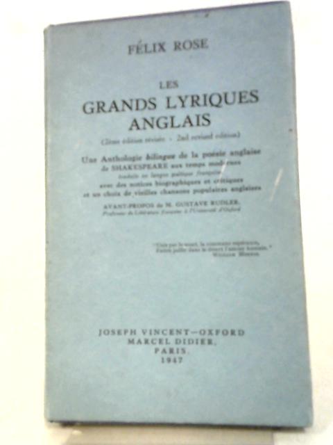 Les Grands Lyriques Anglais von Felix Rose