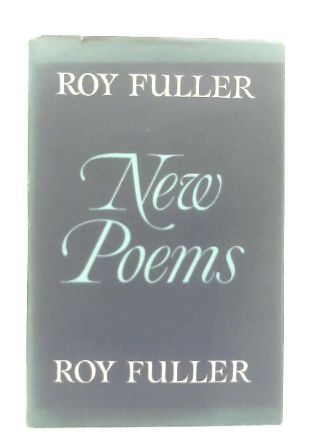 New Poems von Roy Fuller