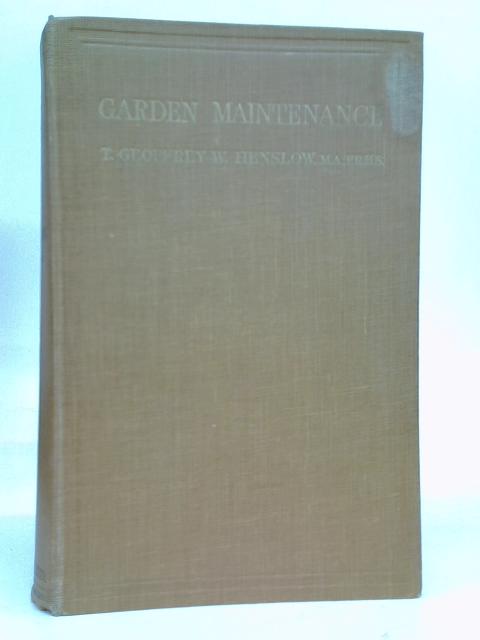 Garden maintenance By Henslow