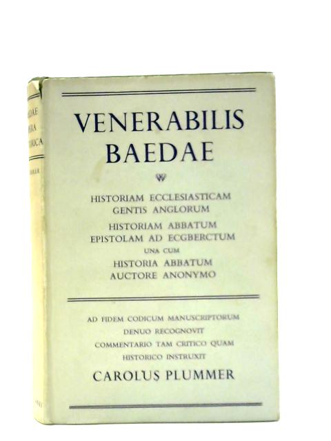 Venerabilis Baedae By Carolus Plummer