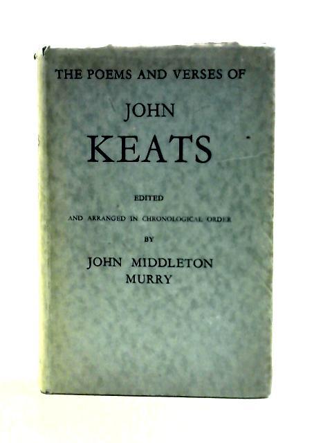 The Poems And Verses Of John Keats By John Keats