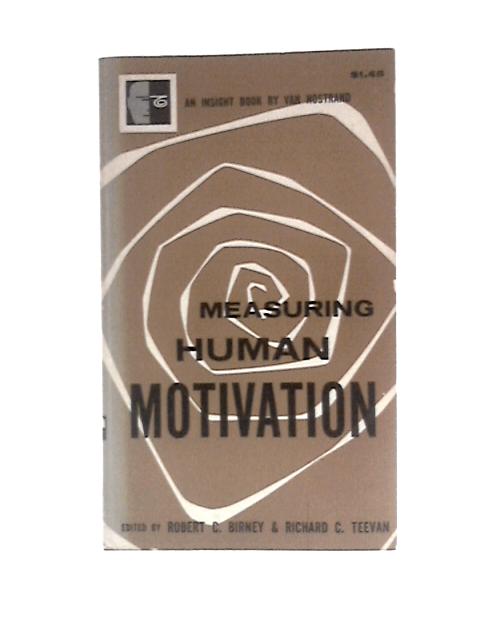 Measuring Human Motivation (Insight Books) von Robert C.Birney