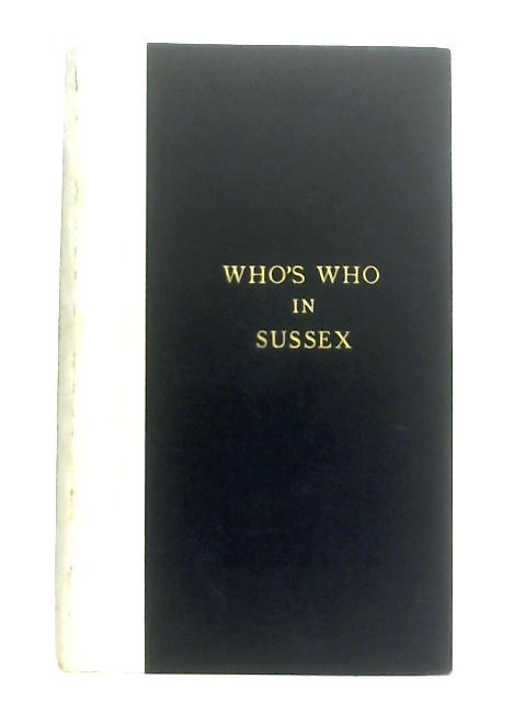 Who's Who in Sussex von Anon