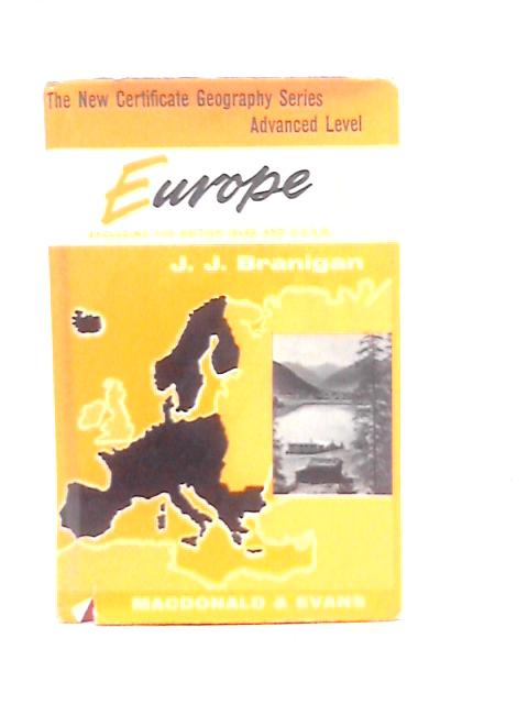 Europe Excluding the British Isles and USSR von J.J.Branigan