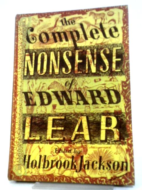 The Complete Nonsense Of Edward Lear By Edward Lear